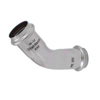 304不銹鋼等徑45度彎頭